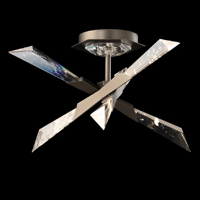 Solitude Color-Select Semi Flush Ceiling Light by Schonbek Beyond