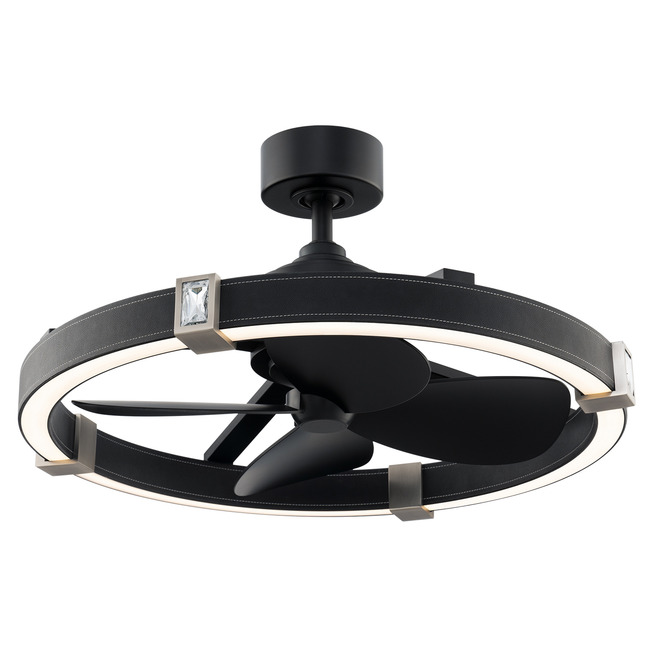 Atomic Smart Color-Select Ceiling Fan with Light by Schonbek Beyond
