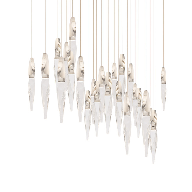 Kindjal Color-Select Linear Multi Light Pendant by Schonbek Beyond