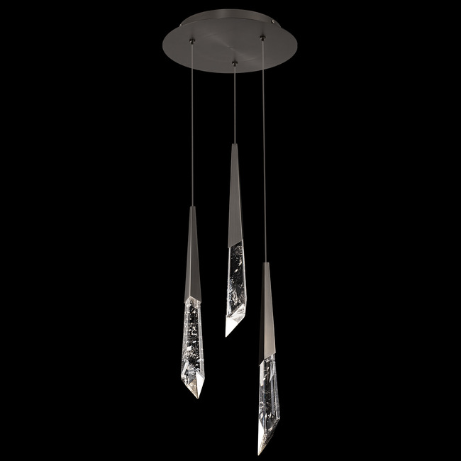 Solitude Color-Select Round Multi Light Pendant by Schonbek Beyond