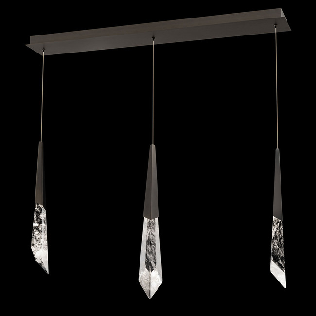 Solitude Color-Select Linear Multi Light Pendant by Schonbek Beyond
