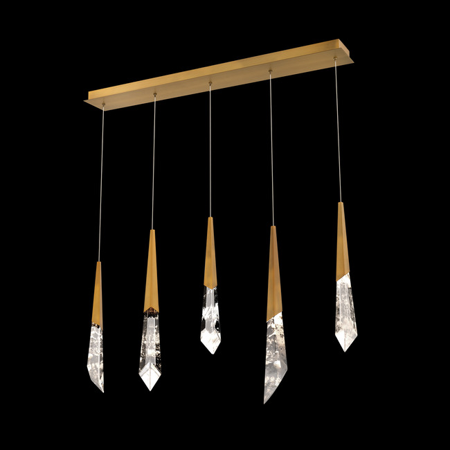 Solitude Color-Select Linear Multi Light Pendant by Schonbek Beyond
