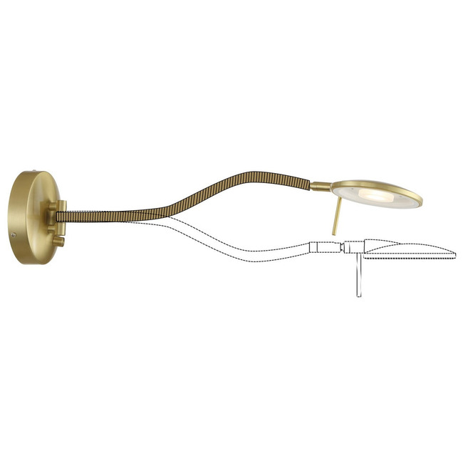 Dessau Flex Wall Sconce by Arnsberg