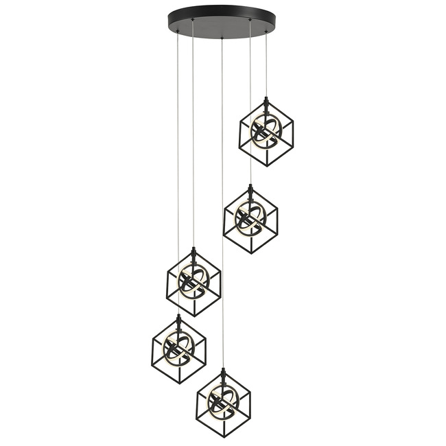 Tulip Multi Light Pendant by Artcraft