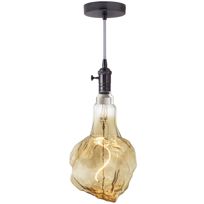 Grand Glacier Shape Pendant by Bulbrite