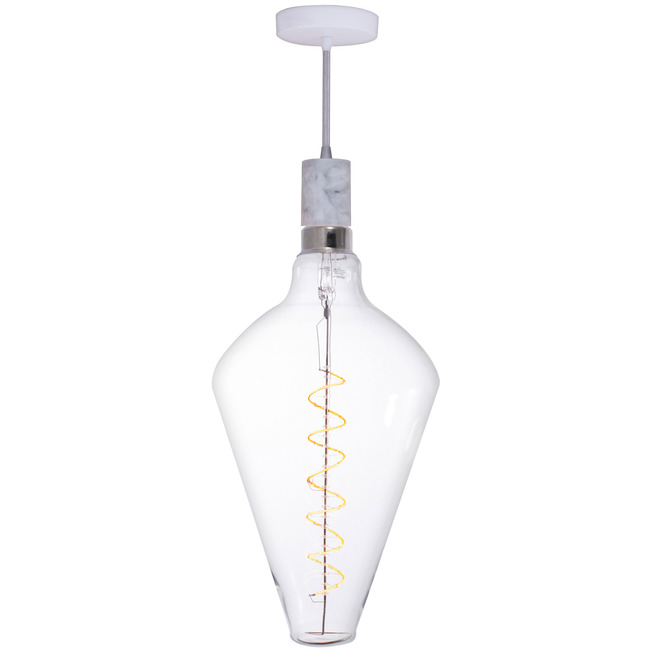 Grand Diamond Shape Pendant by Bulbrite