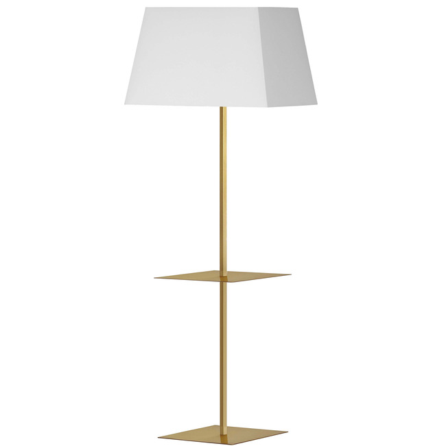 Gretchen Square Base Floor Lamp with Table by Dainolite