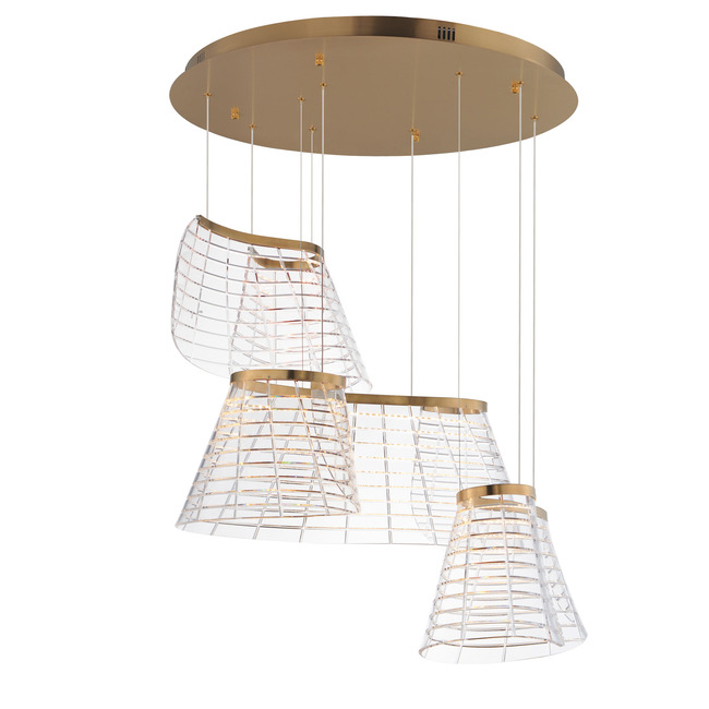 Tartan Multi Light Pendant by Et2