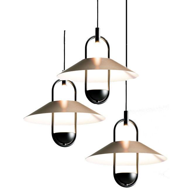 Luppiter Round Multi Light Pendant by Masiero