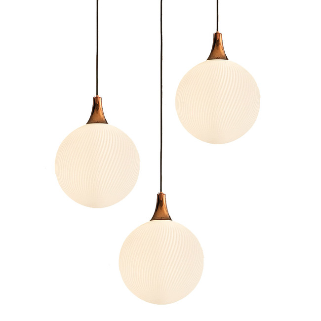 Tee Round Multi Light Pendant by Masiero