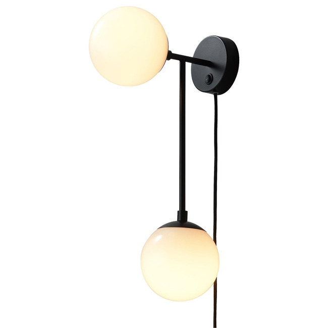 Duo Plug-in Wall Sconce by Nova of California