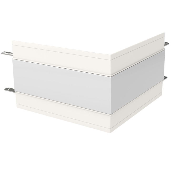 Truline Trim 1.6A Outside Corner L Channel Connector by PureEdge Lighting