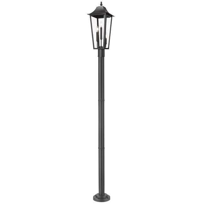 Gannon Outdoor Post Light with Stepped Base by Z-Lite
