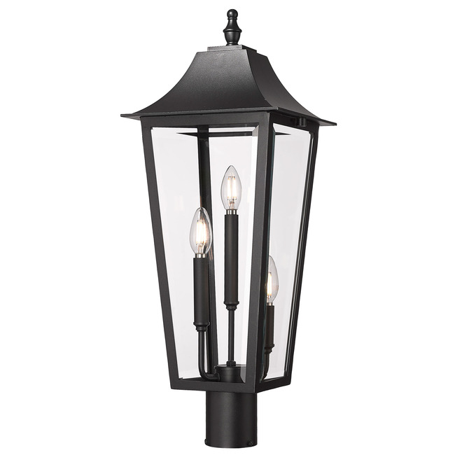 Gannon Outdoor Post Light with Round Fitter by Z-Lite