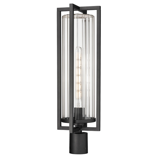 Aura Outdoor Post Light with Round Fitter by Z-Lite