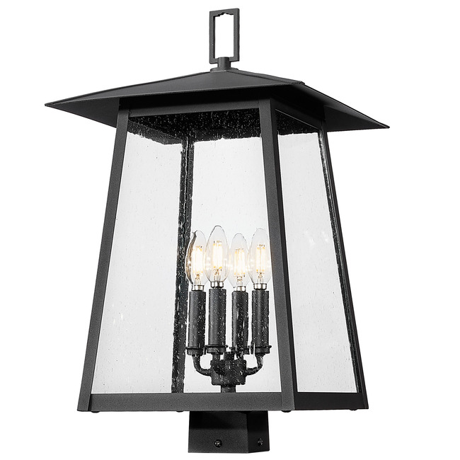 Rainer Outdoor Post Light with Square Fitter by Z-Lite