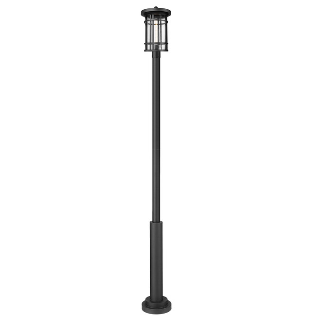 Jordan Outdoor Post Light with Cylinder Base by Z-Lite