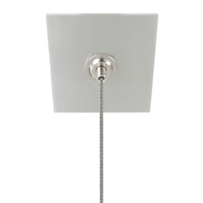 Cirrus Suspension 2 Inch Square Canopy with Junction Box by PureEdge Lighting