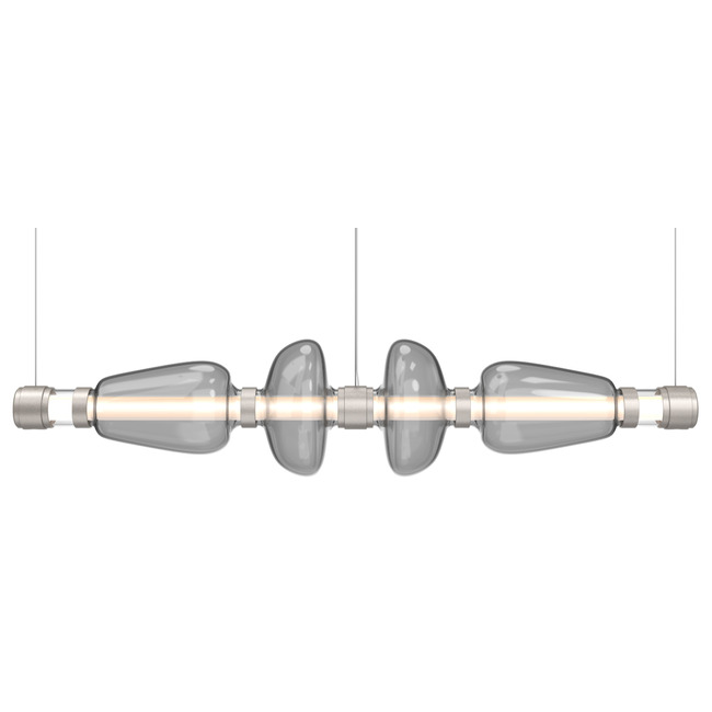 Bolla Mandrel Linear Chandelier by Hammerton Studio