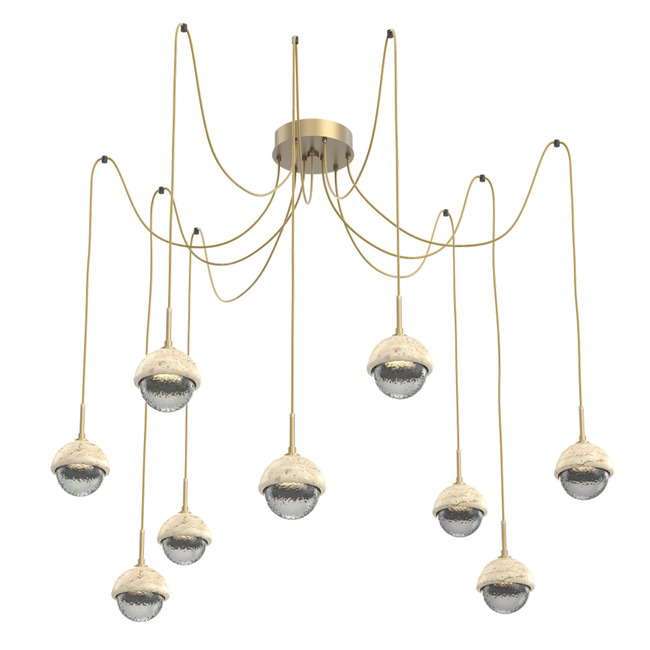 Cabochon Swag Multi Light Pendant by Hammerton Studio