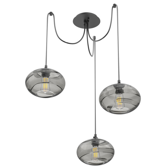 Coppa Swag Multi Light Pendant by Hammerton Studio