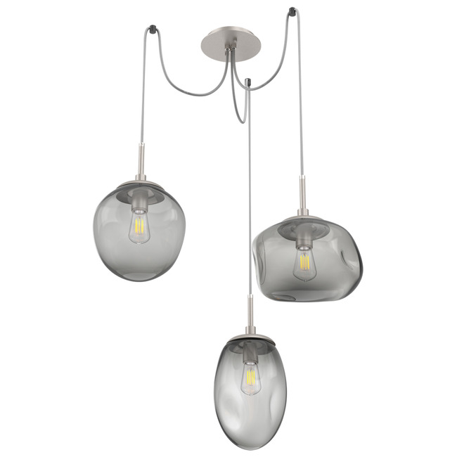 Cosmos Swag Multi Light Pendant by Hammerton Studio