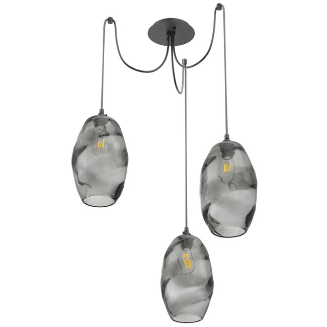 Ellisse Swag Multi Light Pendant by Hammerton Studio