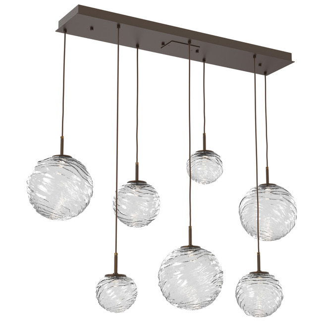 Gaia Linear Multi Light Pendant by Hammerton Studio