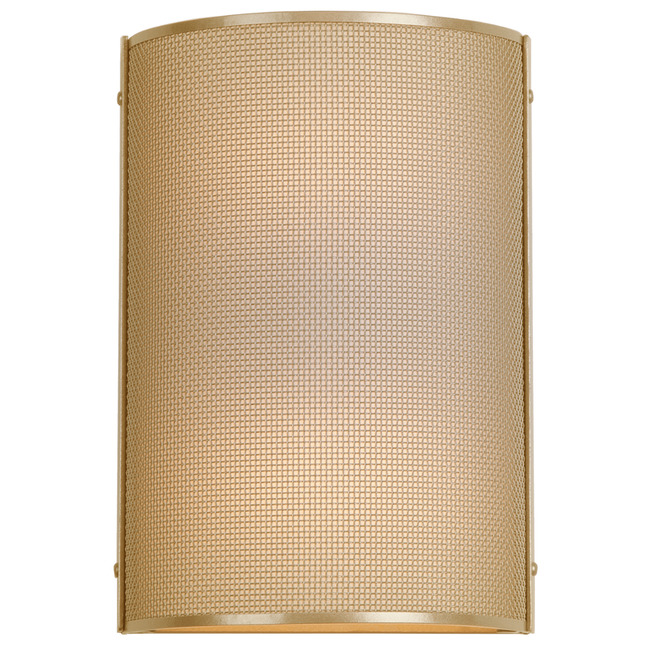 Uptown Mesh Glass Cover Wall Sconce by Hammerton Studio