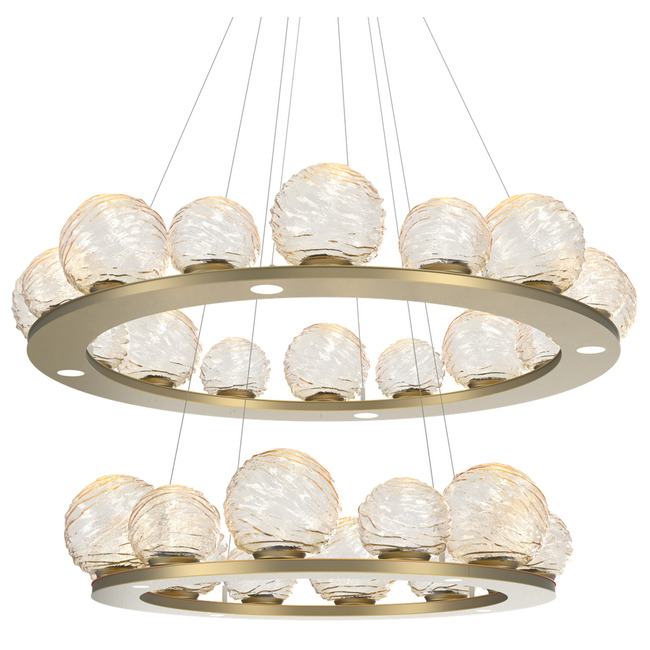 Gaia Tier Ring Chandelier by Hammerton Studio