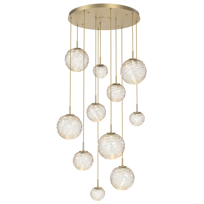 Gaia Round Multi Light Pendant by Hammerton Studio