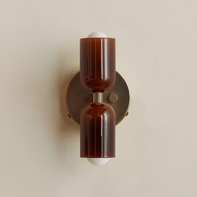 Chromatic Glass Up Down Wall Sconce - Overstock by In Common With