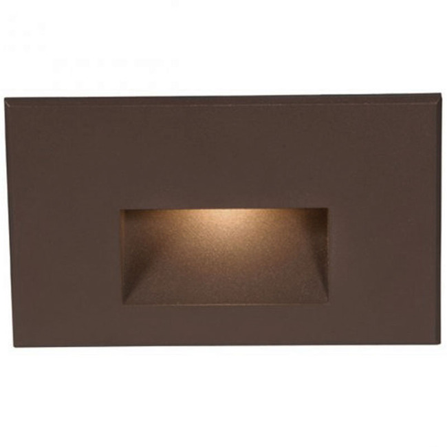 120V LED100 Horizontal Scoop Step Light AMBER - Overstock by WAC Lighting