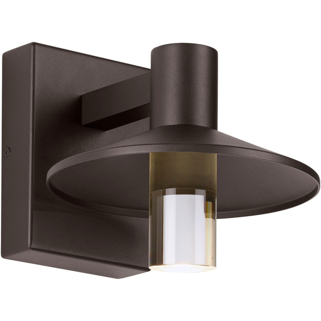 Ash Outdoor Wall Sconce w/Clear Cylinder 2700K - Overstock by Visual Comfort Modern