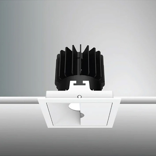 Luca 3.5" Square TruColor RGBTW 24V Wall Wash With Trim by PureEdge Lighting
