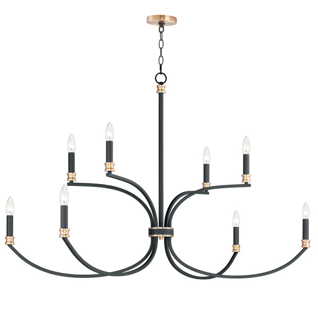 Charlton Wide Chandelier by Maxim Lighting