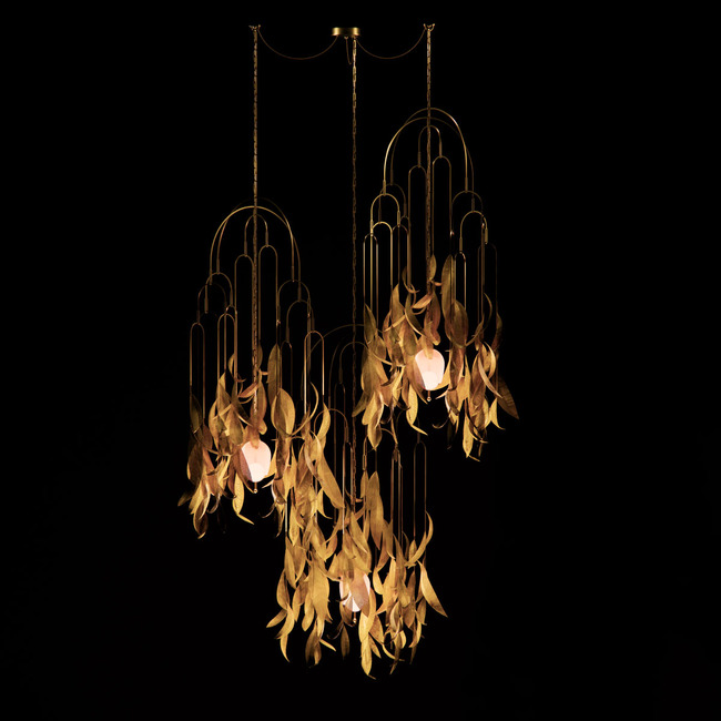 Saule Multi Light Pendant by Larose Guyon