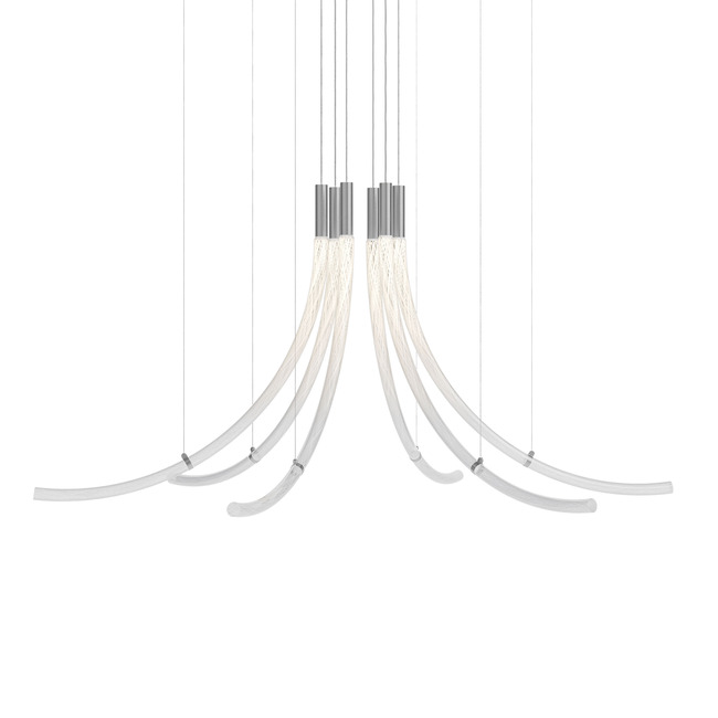 Flare Chandelier Multi Light Pendant by Bomma