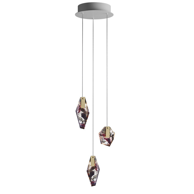 Fragments Round Multi Light Pendant by Bomma