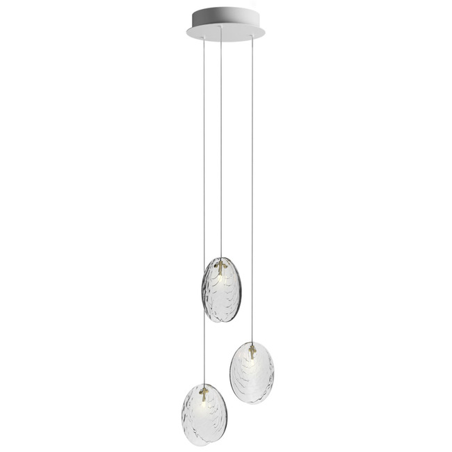 Mussels Round Multi Light Pendant by Bomma