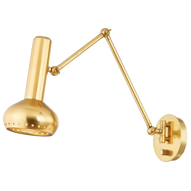 Roald Swing-arm Wall Light by Hudson Valley Lighting
