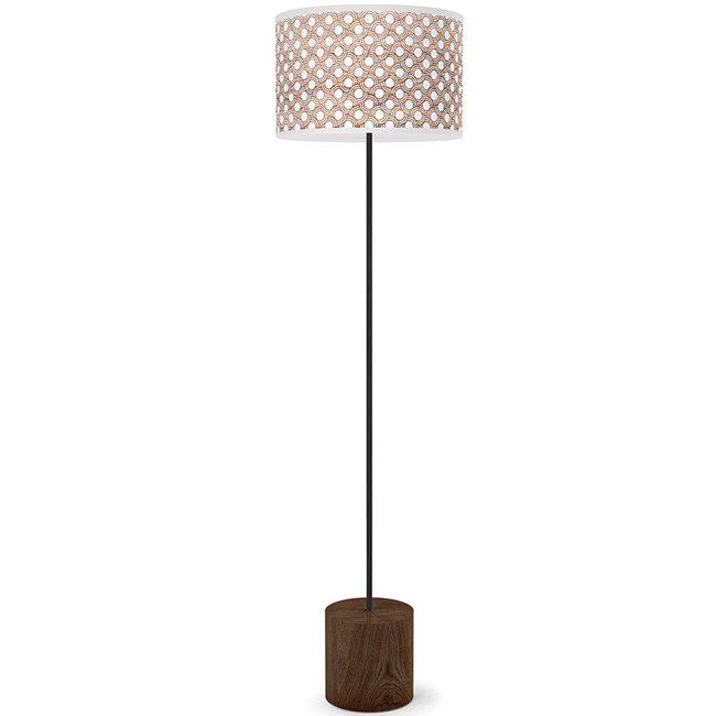 Coin Drum Floor Lamp by Jef Designs