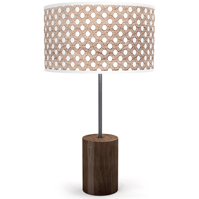 Coin Drum Table Lamp by Jef Designs