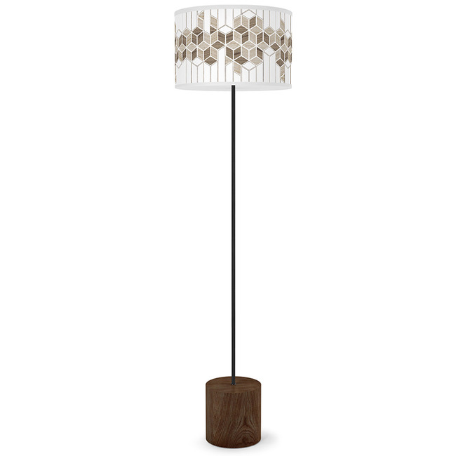 Cube Drum Floor Lamp by Jef Designs