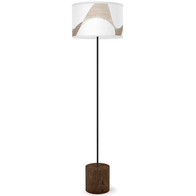 Wave Drum Floor Lamp by Jef Designs