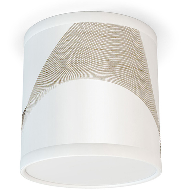 Wave Tube Ceiling Light by Jef Designs
