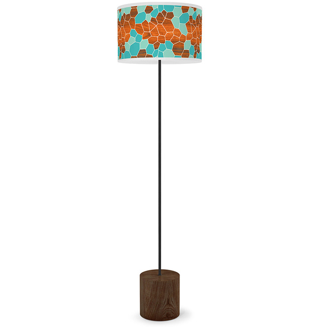 Geode Drum Floor Lamp by Jef Designs