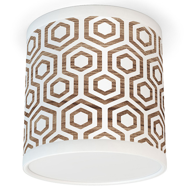 Hexagon Tube Ceiling Light by Jef Designs