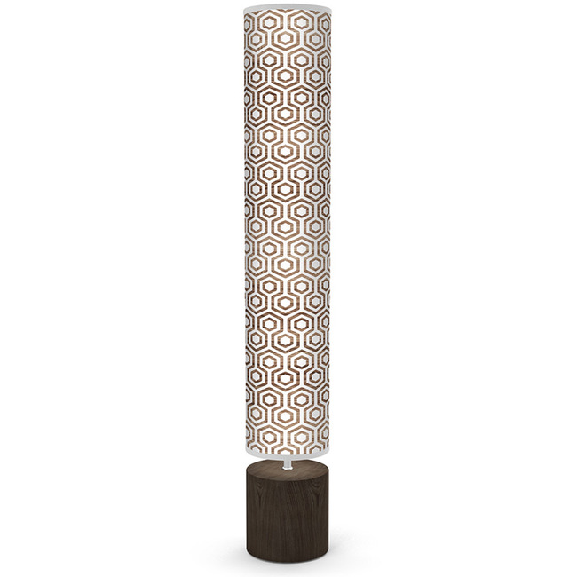 Hexagon Column Floor Lamp by Jef Designs