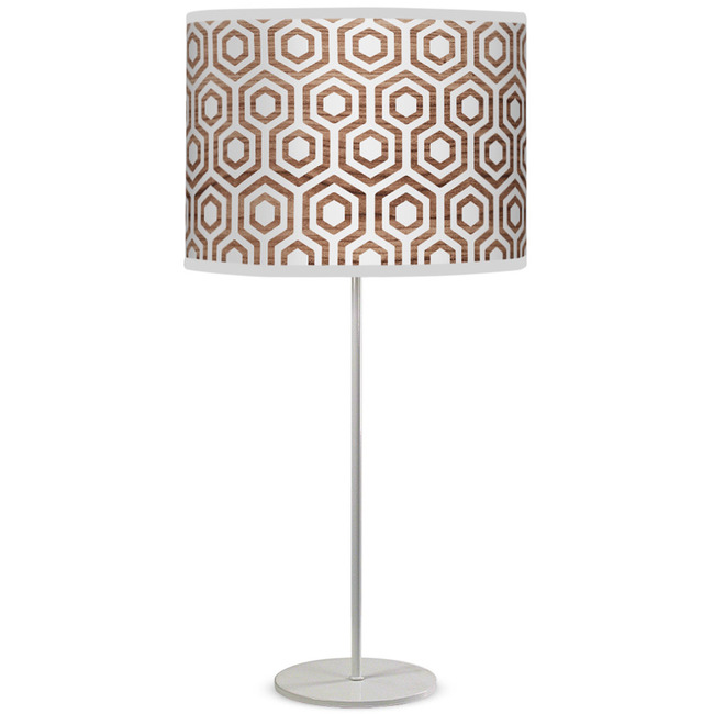 Hexagon Tyler Table Lamp by Jef Designs